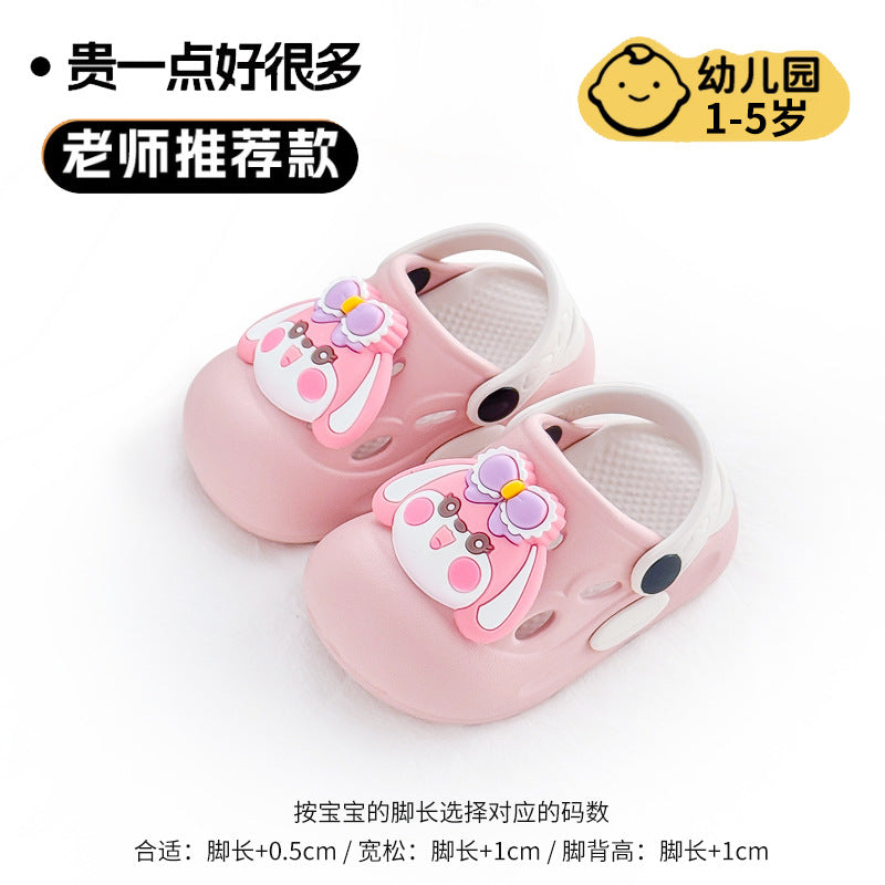 Eva new summer kids' slippers - girls' cartoon dinosaur beach soft sole non-slip outdoor wear - boys' clogs