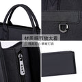 Extra-large capacity oxford cloth waterproof tote file bag - conference bag with custom printing for meeting materials and documents