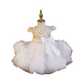 Kids' princess dress, european & american style flower girl sequin tutu, runway performance costume, girls' lace dress - in stock