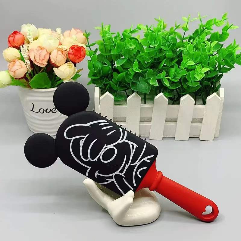 Kids' cartoon air cushion comb - cute bunny design for girls, baby mickey & minnie airbag massage hair brush