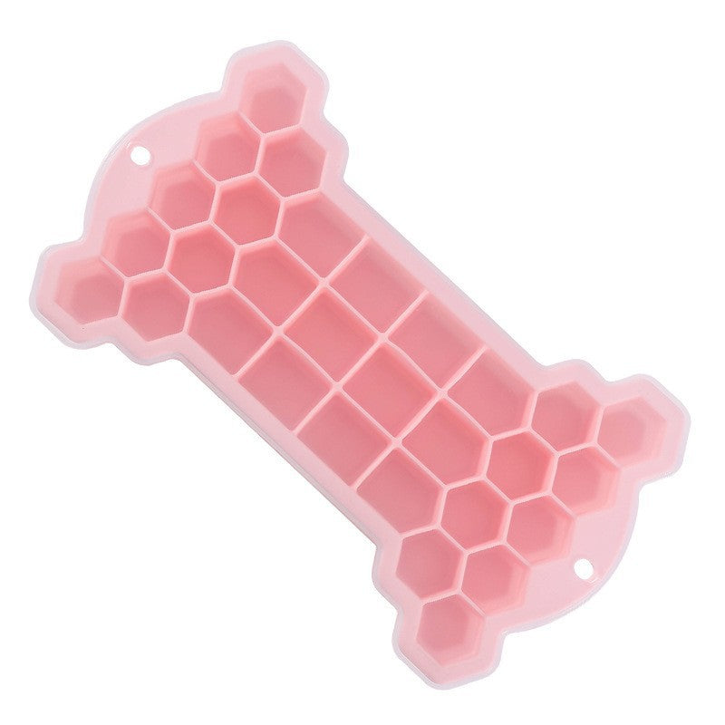 Factory direct wholesale - in stock - creative 30-cavity ice cube tray - silicone ice mold with lid - home ice maker ice cube tray