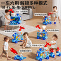 Baby walker multifunctional stroller 4-in-1 infant walker early education toy birthday gift
