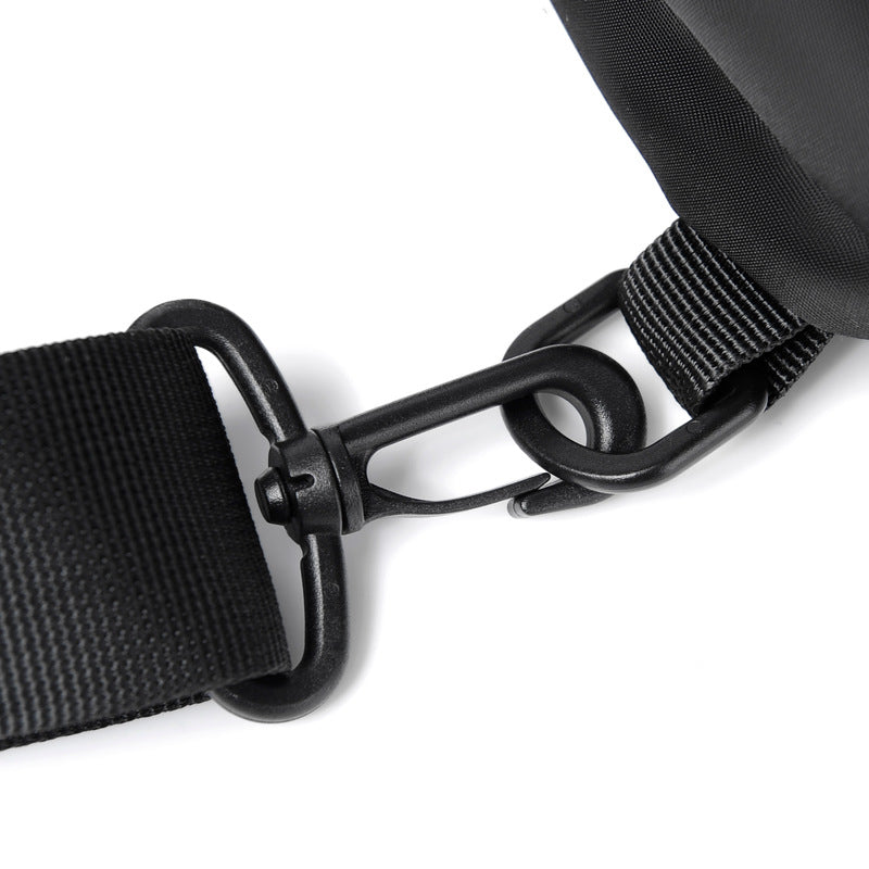 Customized,  fashion printed men's breast bag, anti-splashing nylon cloth shoulder bag, casual charging messenger bag wholesale