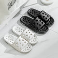 Bathroom bath slippers women's summer indoor non-slip water leakage slippers non-slip cut out bathroom couple shower slippers men