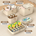 Miscellaneous storage box dormitory desktop storage box toy cream style cosmetics storage box snack plastic storage box
