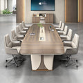 Saint-li conference table - long table, large negotiation table, light luxury training table, conference room oval meeting table