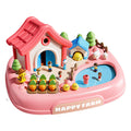 Kids' magnetic fun farm toy set - perfect for girls' pretend play, elsa princess castle birthday gift for babies
