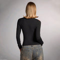 Fashionins cross-border fashion sense of design women's street style t-shirt spring and summer off-shoulder silmeleganttops
