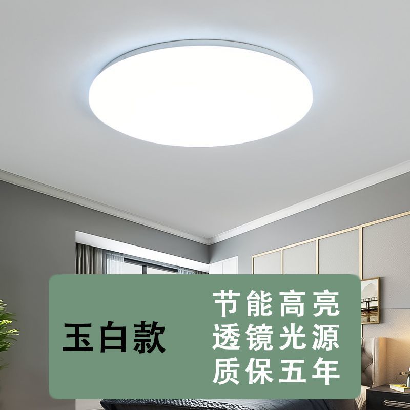 Led ceiling light bedroom lamp home round study minimalist living room lighting fixture dining room hallway kitchen bathroom lighting