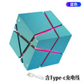 Original authentic rubik's cube bluetooth speaker subwoofer mini portable colorful light small speaker creative birthday gift