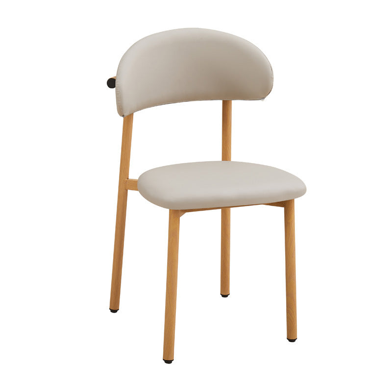 Luxury dining chair - home, leather cushion, casual chair, hotel reception chair, commercial banquet chair, dining chair