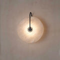 Modern bedroom bedside wall lamp living room background decoration atmosphere wall light staircase light aisle round marble small wall lamp