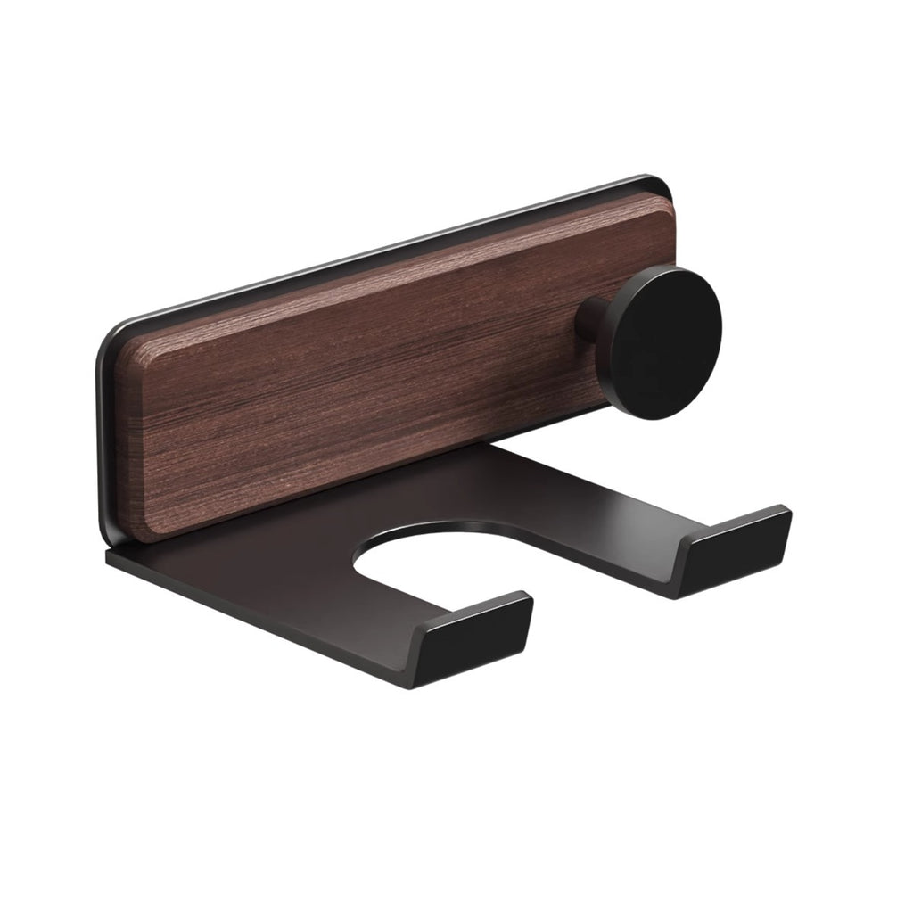 Walnut non-punching electric hair dryer bracket hair dryer wall hanger toilet toilet storage shelf storage artifact