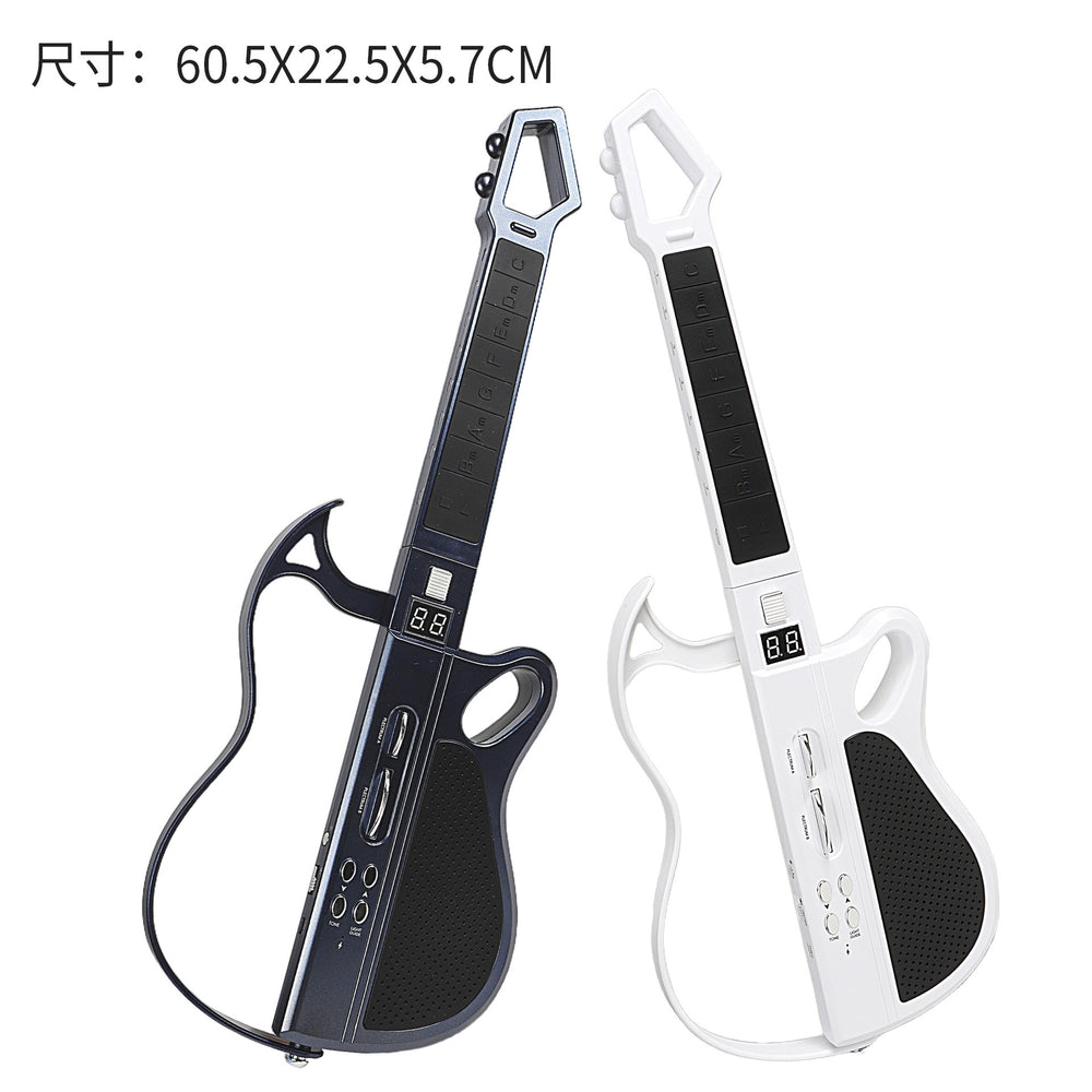 new children's smart stringless guitar stackable bluetooth connected bass music enlightenment instrument toy for boys and girls