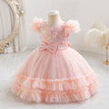 Wholesale new arrival baby girl kids dress sequin tutu princess dress first birthday dress kids dress