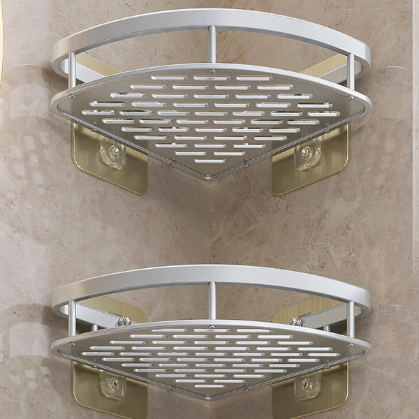 Toilet No punching Bathroom Triangle rack Wall-mounted toilet Toilet washstand Wall storage hanger