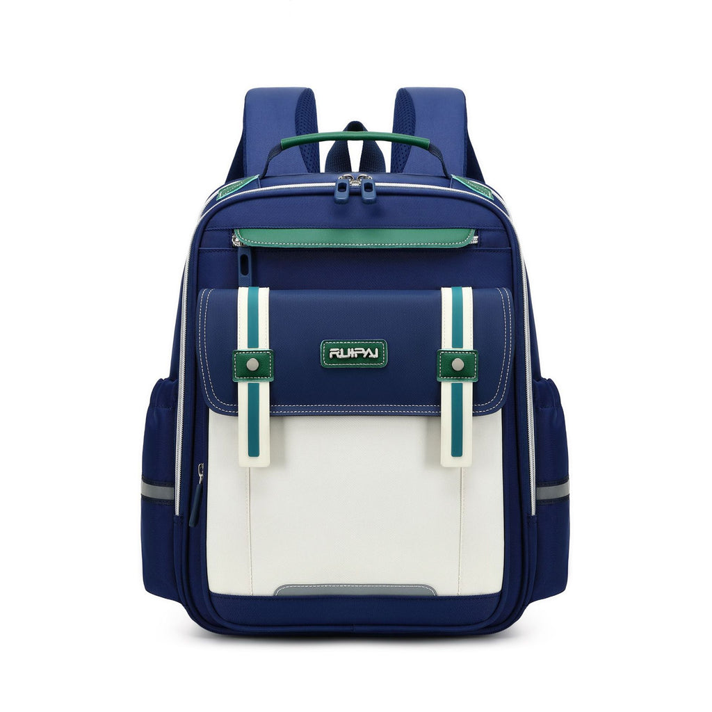 Rui brand children's schoolbag, primary school boys and girls grades 1-3, large-capacity anti-fall backpack, reduce burden cloud schoolbag