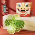 Year of the dragon mortise and tenon toy luban lock kongming lock primary school student kids puzzle building block assemble release boy new year gift