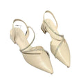 Stunning 2024 new women's sandals: chunky heel, french style, summer high heels, closed-toe shoes, pointed toe pumps, elegant women's footwear