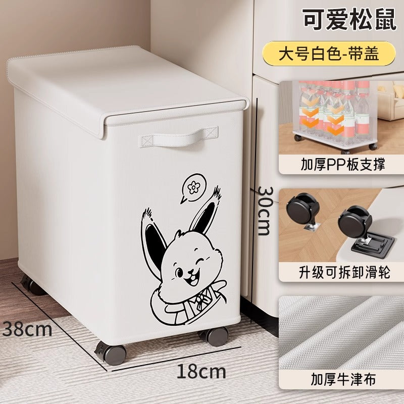 Office Storage Basket Under Table Station Removable Wheel Shelf Cart Dormitory Snack School Bag Storage Rack