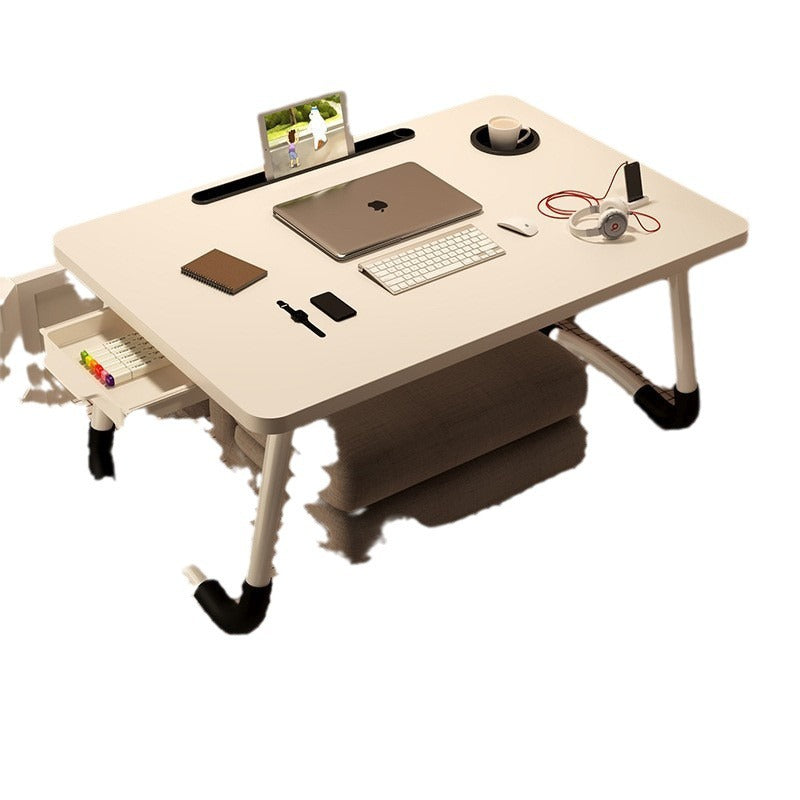 Foldable bedside table laptop desk - perfect for students, dorms, and home use