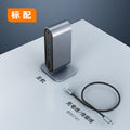 Customizable multi-port vertical docking station - type-c 12-in-1 laptop usb expansion hub