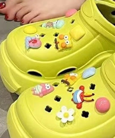 Eva ultra-light toe cap clogs girls slippers women's summer comfortable outer wear non-slip deodorizing filter baby boys shoes students