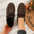 plus size british style tie back soft bottom flats loafers women's spring and summer new arrivalretroflatsflats wholesale