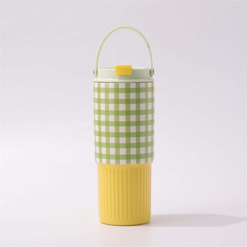 Wholesale new arrival cartoon 30oz insulated tumbler - portable, large capacity, straw cup, stainless steel car cup for outdoor use