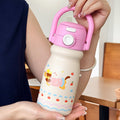 316l stainless steel double drink bouncing student thermos water cup portable fashion carrying kettle thermos cup cartoon water cup