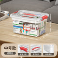 Multi-layer medicine box, large-capacity medicine storage box, household portable emergency medicine box, medical family first aid kit medicine box