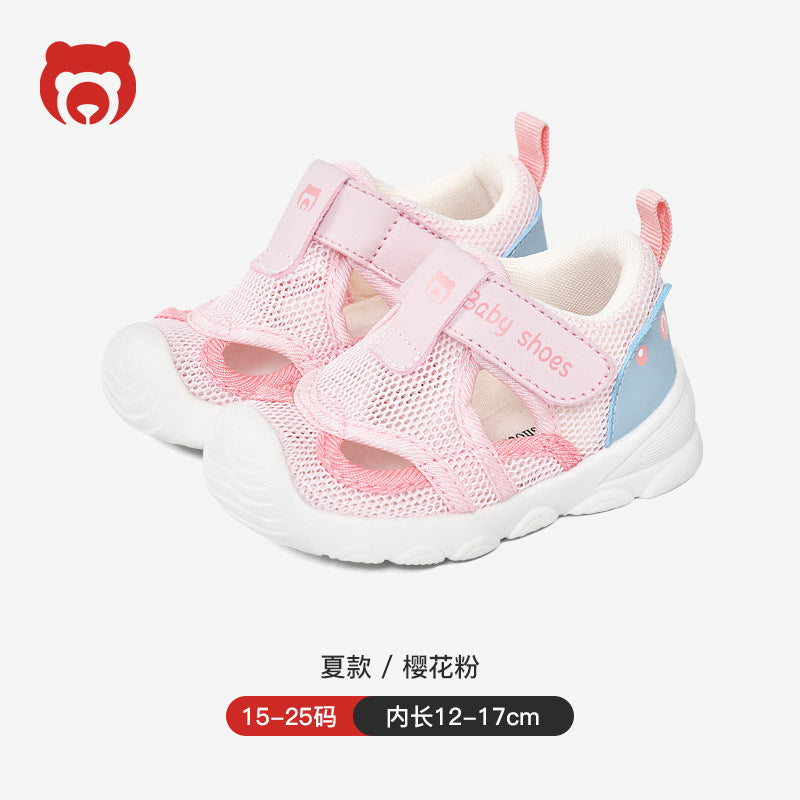 New arrival baby toddler shoes sandals summer mesh shoes baby shoes soft bottom 1-2-4 years old boys and girls functional non-slip soft