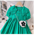 Girls' pure cotton dress - summer lightweight style,  new collection, stylish baby princess dress, summer children's dress, kids' clothing