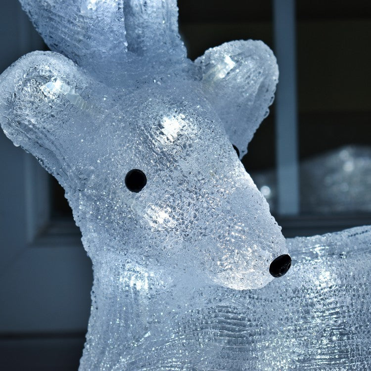 Customized LED deer modeling lights, interior decoration elk snowflake lights, Christmas battery box models, holiday animal lights