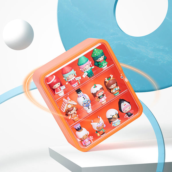 Wall hanging blind box storage doll display stand magnetic suction POP MART figure display case dust doll blind box storage box