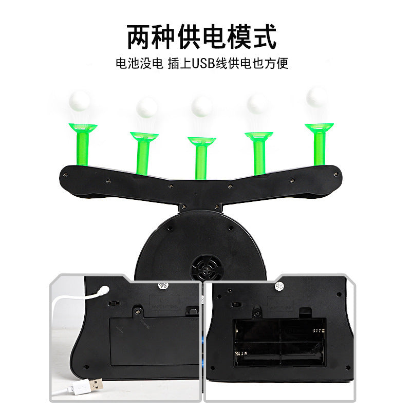 new arrival electric suspended target shooting soft bullet gun dart target gun suspended ball kids toy pistol suit