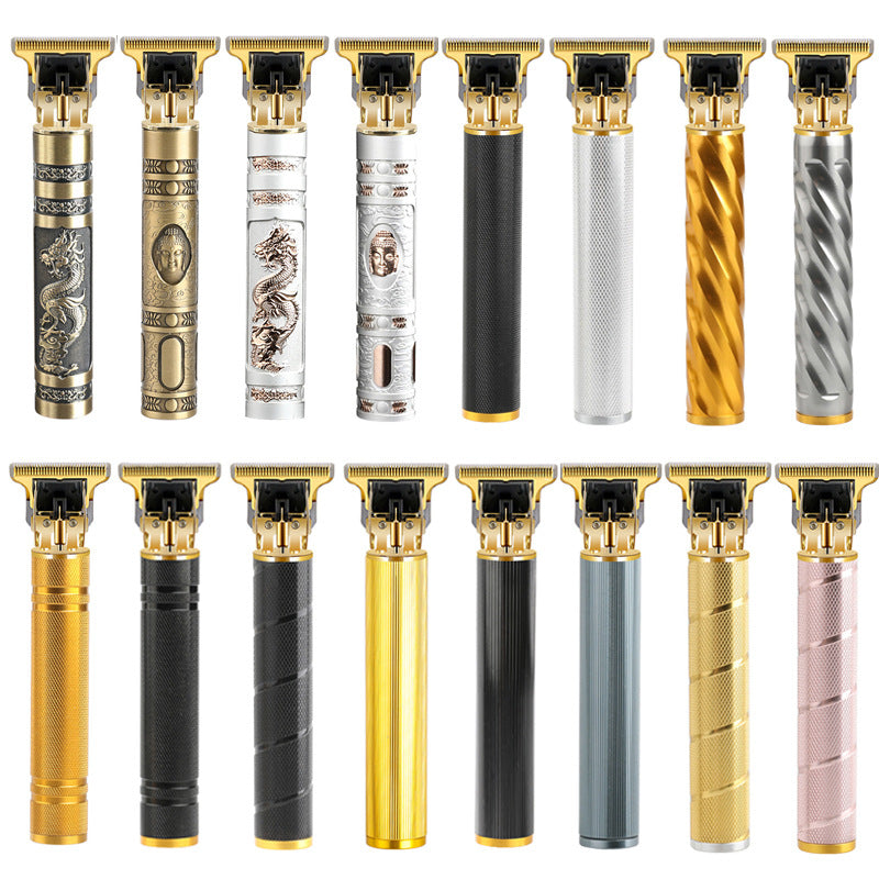 Electric waterproof engraving detachable battery hairdresser oil head electric clipper for home travel shaving electric clipper