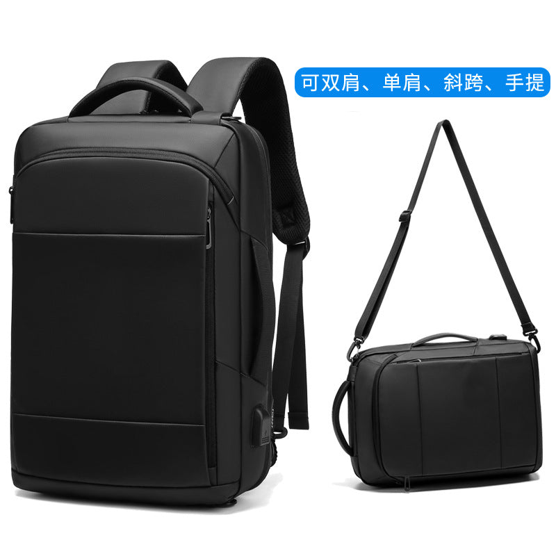 Off-route backpack New  men's business bag can span one shoulder obliquely Multifunctional 15.6 Computer bag wholesale