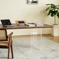 Walnut minimalist dining table acrylic desk tea table solid wood home office desk computer desk study large board table