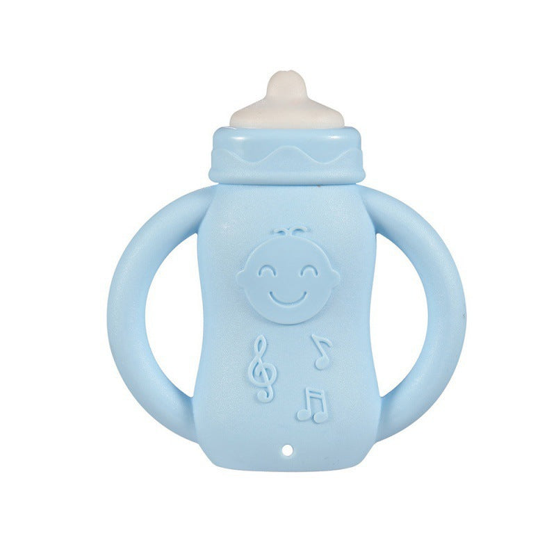 Cross-border  export newborn baby rattle soothing toy 0-1 year old tooth grinding stick boiled tooth glue manufacturer