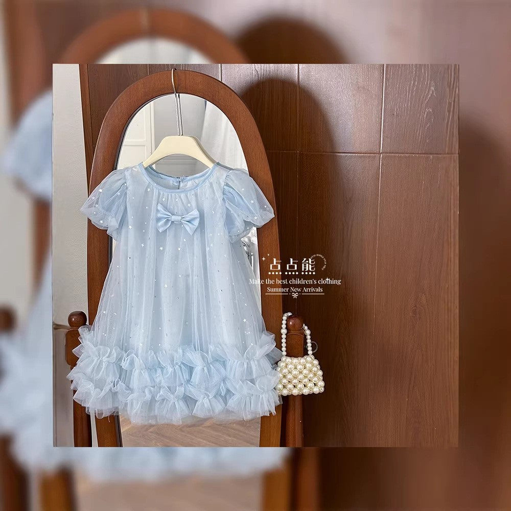 Girls' summer princess dress  new style girls' dress baby birthday chic gown