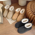 Snow boots for women 2026new arrivalwinterthick sole birkenstock cotton shoes fleece-linedthickened short boots non-slipheattechnortheast