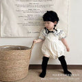 Summer lightweight bodysuit baby clothes super cute romper newborn onesie full month celebration 100-day banquet summer outfit