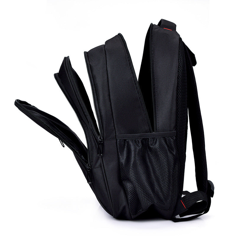 Reflective strip high-quality schoolbag custom logo college student backpack large capacity business leisure computer bag 16 inches