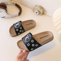 Custom birkenstock-style cork slides for boys and girls: indoor anti-slip fashion flip-flops for kids