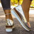 autumn new arrival: plus-size wedge heel flats for women, sizes 36-43. wholesale available. dropshipping for  and