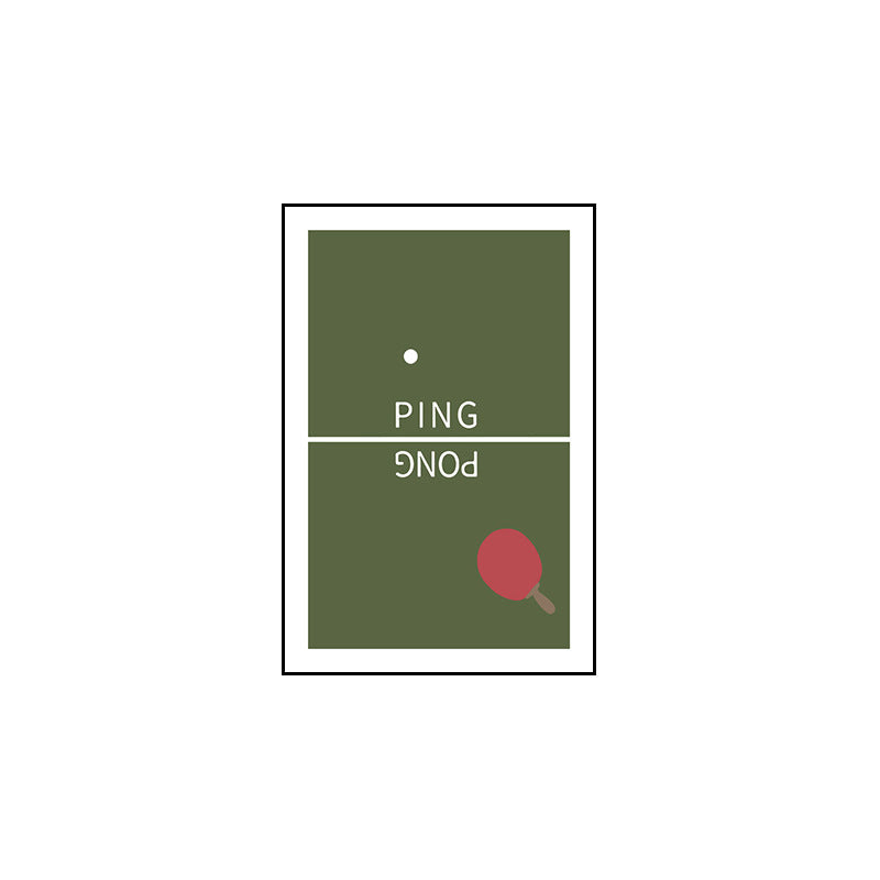 Bing Ball Room Decorative Painting Simple Sports Room Promotional Poster Wall Painting Gym Sports Inspirational Mural