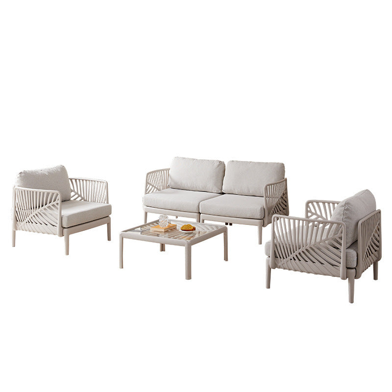 Outdoor villa sofa patio b&b hotel sofa chair club living room single double table and chair combination suitaccessible luxury