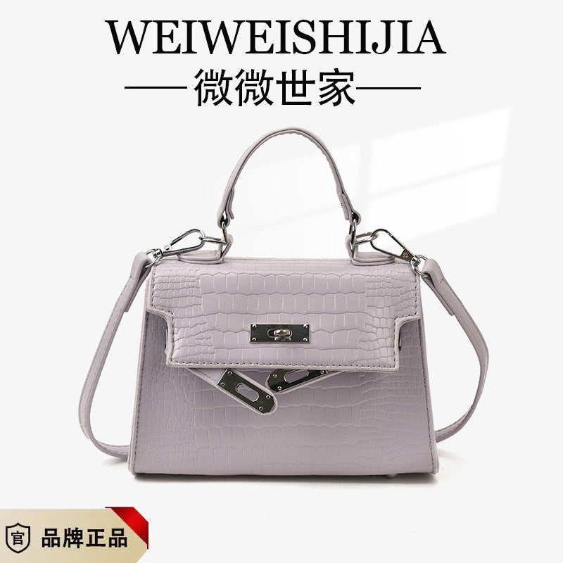 Kelly handbag bag for women this year's best selling crocodile pattern small square bag with super good texture classyniche style shoulder crossbody bag
