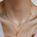 Wholesale alloy necklaces: hot-selling european and american cross-border fashion jewelry - trendy multi-layer heart & teardrop pendants, vintage women's choker necklaces